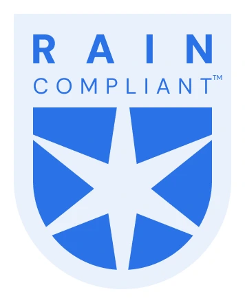 RAIN Compliant badge